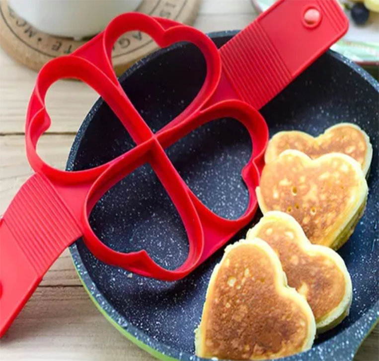 Molde Pancakes Huevos Silicona Figuras Cocina